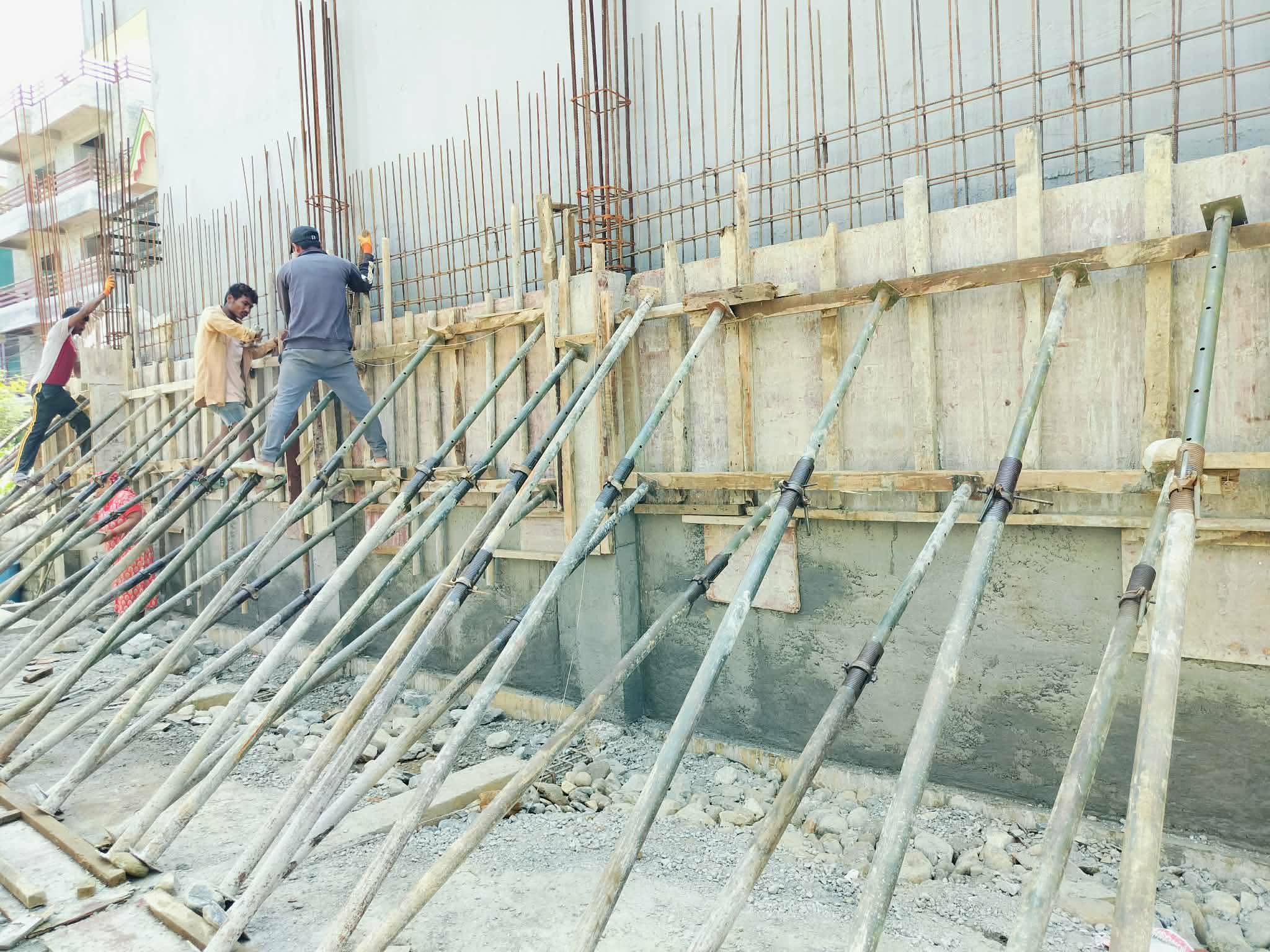 Road and infrastructure work by Kamala Construction Pvt. Ltd.